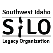 Image: Logo showing two hands grasping each other. Southwest Idaho Legacy Organization
